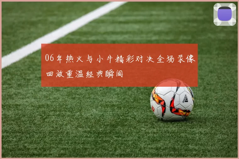 06年热火与小牛精彩对决全场录像回放重温经典瞬间